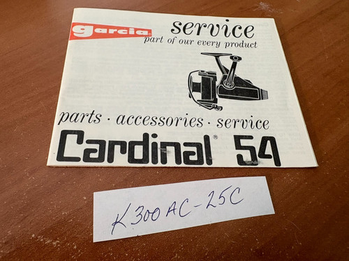 Cardinal reel manual - reel,